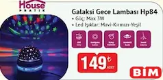 HOUSE PRATİK GALAKSİ GECE LAMBASI HP84 fiyat ve kampanya bilgisi